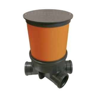 Revizní šachta 400mm rozvětvená KG 110 + plast. poklop 1,5 t
