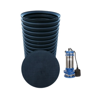 Kontrolní šachta DN600 s automatickým čerpadlem - 600 kg
