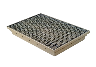 Venkovní vstupní rohožka 750x500 s odtokem - rošt tahokov